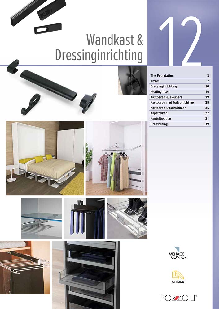 Wandkast en dressinginrichting